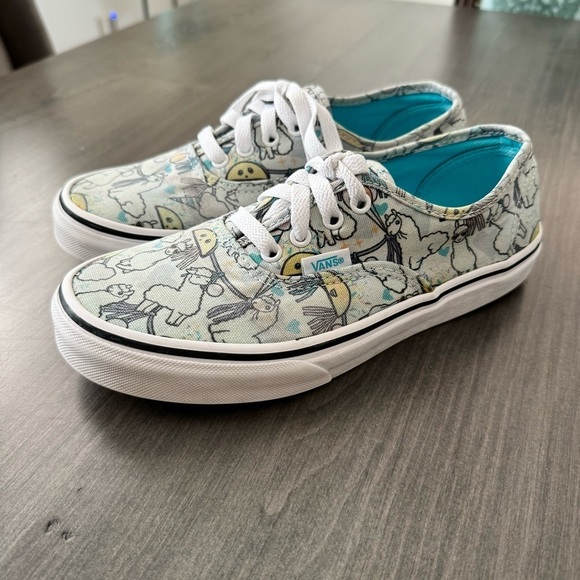 Vans kids Llama Taco party low top sneakers shoes size 5 - Picture 2 of 11